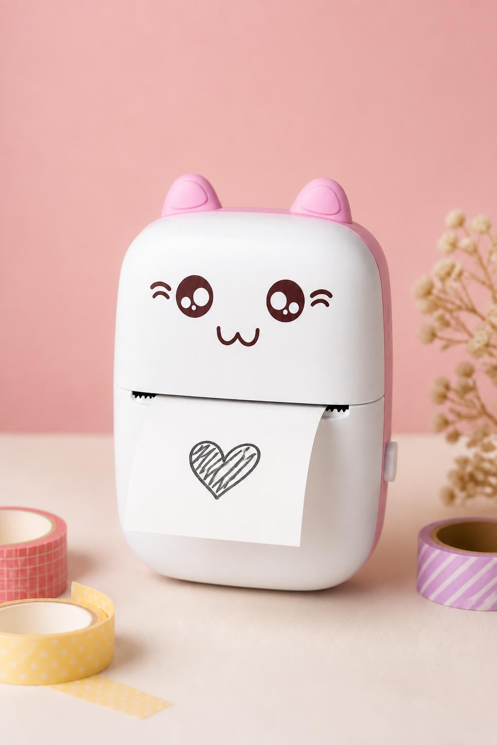 Mini impresora térmica de gatito